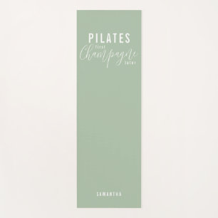 Tapis De Yoga Pilates amusants Première Champagne Plus d'entraîn