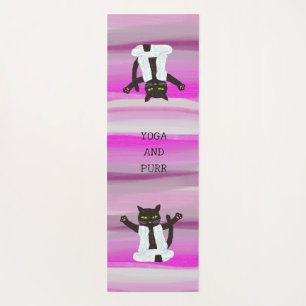 Tapis De Yoga Pilates de méditation de yoga de chat Zen