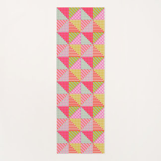 Tapis de yoga Pilates Exercice Patchwork Coloré