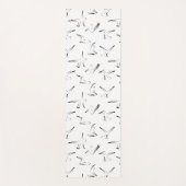 Tapis De Yoga Pilates pose motif (Devant)