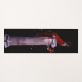 Tapis De Yoga Pilier du Phénix | Goth Yoga Mat (Devant (Horizontal))