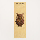 Tapis De Yoga Pine Cone Owl (Devant)
