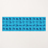 Tapis De Yoga pingouins en Antarctique (Devant (Horizontal))