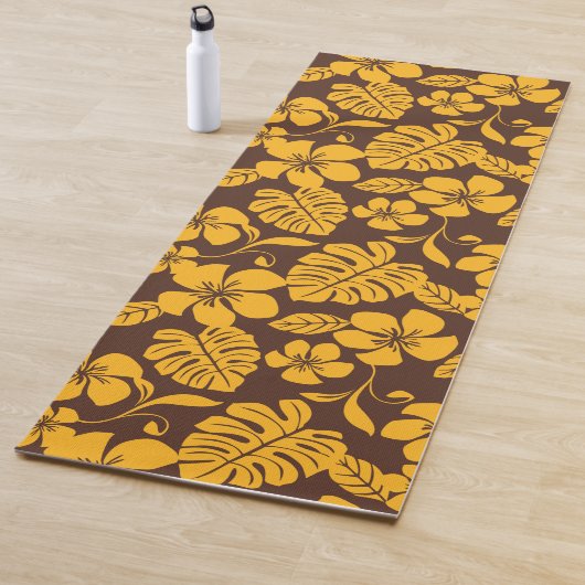 TAPIS DE YOGA PINK BIKINI (BROWN/OR) (En situation)