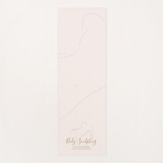 Tapis De Yoga Pink Body sculpt contour beauty tanning