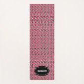 Tapis De Yoga PINK EMPREINTE DE LÉOPARD Eco-friendly Yoga Mat (Devant)