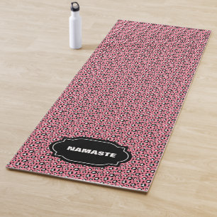 Tapis De Yoga PINK EMPREINTE DE LÉOPARD Eco-friendly Yoga Mat