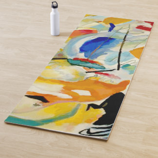 Tapis De Yoga PixDezines Kandinsky 1913 Bataille Navale Improv 3