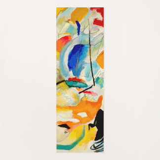 Tapis De Yoga PixDezines Kandinsky 1913 Bataille Navale Improv 3