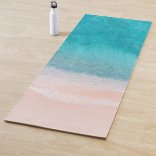 Tapis De Yoga Plage de bord de mer Sand Sea Waves Modèle Fitnes