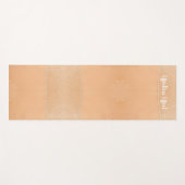 Tapis De Yoga Plage Monogramme (Devant (Horizontal))