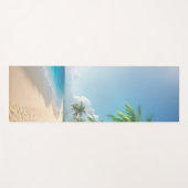 Tapis De Yoga Plage paisible Yoga Mat (Devant (Horizontal))