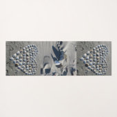 Tapis De Yoga Plage Rive mer Coques Océan Maureen Girard (Dos (Horizontal))