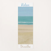 Tapis De Yoga Plage Sable Océan Ciel Yoga Mats (Devant)