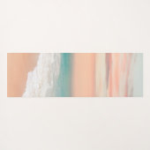 Tapis De Yoga Plage tropicale de sable fin de l'océan (Dos (Horizontal))