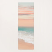 Tapis De Yoga Plage tropicale de sable fin de l'océan (Dos)