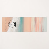 Tapis De Yoga Plage tropicale de sable fin de l'océan (Devant (Horizontal))