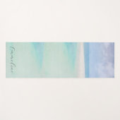 Tapis De Yoga Plage tropicale personnalisée (Devant (Horizontal))