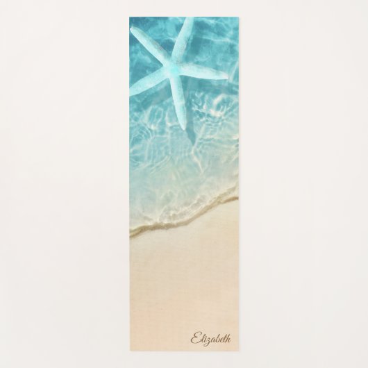Tapis De Yoga Plage tropicale, Sable, Bord de mer (Devant)