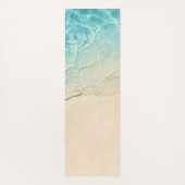 Tapis De Yoga Plage tropicale, Sable, Bord de mer (Dos)