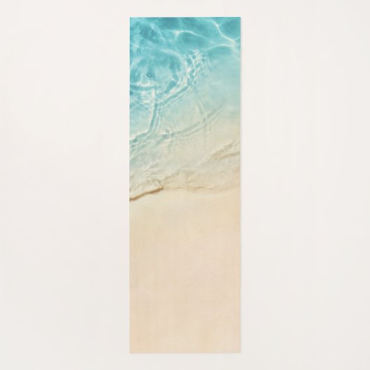 Tapis De Yoga Plage tropicale, Sable, Bord de mer (Dos)