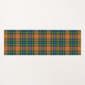Tapis De Yoga Plaid Clan Murray Orange Blue Green Check Tartan (Devant (Horizontal))