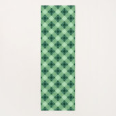 Tapis De Yoga Plaid vert (Dos)