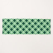 Tapis De Yoga Plaid vert (Devant (Horizontal))