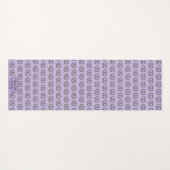 Tapis De Yoga Plaisir Pretzel thème double côté lilas / pâle tur (Devant (Horizontal))