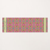 Tapis De Yoga Plancher Floral Yoga Mat (Dos (Horizontal))
