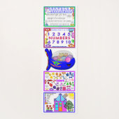 Tapis De Yoga Planet Peek-A-Boo Apprentissage Play Mat Series (Dos)