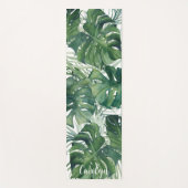 Tapis De Yoga Plantes de la jungle tropicale Feuille (Devant)