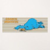 Tapis De Yoga Plaque Monster de Cookies vintage (Devant (Horizontal))