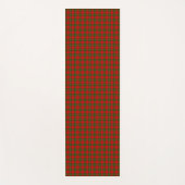 Tapis De Yoga Plaque vert rouge de tartan MacGregor (Devant)