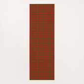 Tapis De Yoga Plaque vert rouge de tartan MacGregor (Dos)