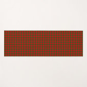 Tapis De Yoga Plaque vert rouge de tartan MacGregor (Devant (Horizontal))