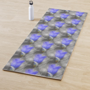 Tapis De Yoga Plaques Blue Gentian