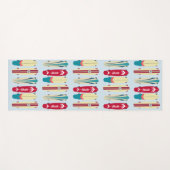 Tapis De Yoga Platines vintages (Devant (Horizontal))