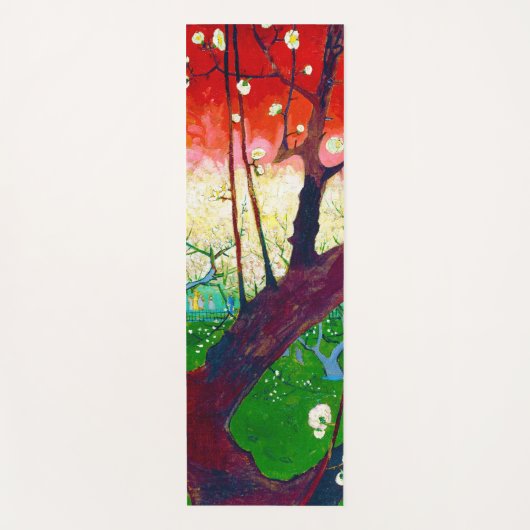 Tapis De Yoga Plum à fleurs (après Hiroshige), Van Gogh (Devant)