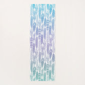 Tapis De Yoga Plumes de Boho (Dos)