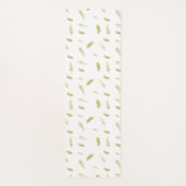 Tapis De Yoga Plumes Dorées (Dos)