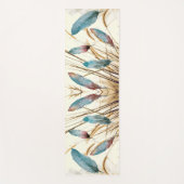 Tapis De Yoga Plumes et herbe (Devant)