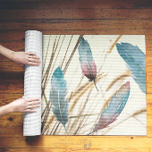 Tapis De Yoga Plumes et herbe