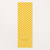 Tapis De Yoga Pneua blanc jaune mat de yoga (Devant)
