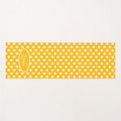 Tapis De Yoga Pneua blanc jaune mat de yoga (Devant (Horizontal))