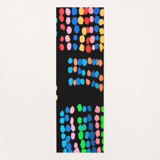 Tapis De Yoga Points colorés (Devant)