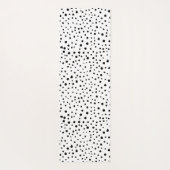 Tapis De Yoga Points dalmatiens, Points dalmatiens, Noir et Blan (Dos)