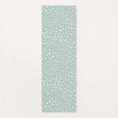 Tapis De Yoga Points Dalmatiens verts, Points Dalmatiens, Pots D (Devant)