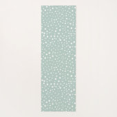 Tapis De Yoga Points Dalmatiens verts, Points Dalmatiens, Pots D (Dos)