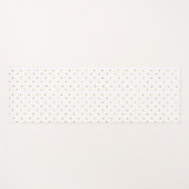 Tapis De Yoga Points d'or (Devant (Horizontal))